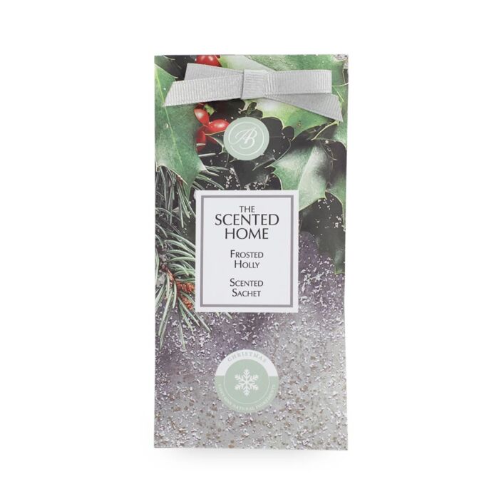 Ashleigh & Burwood Frosted Holly Slim Scented Sachet